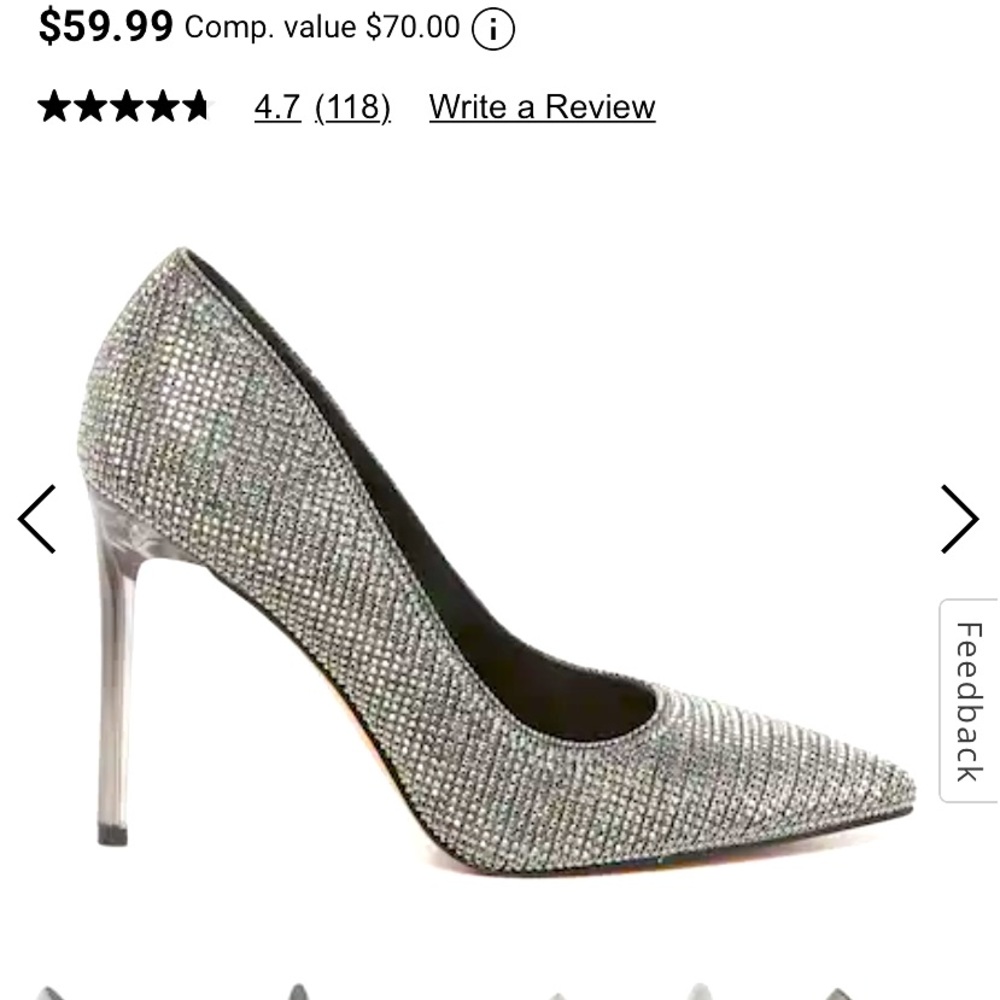 Sparkle and shine in the Danyah glitter pump from Mix No. 6.